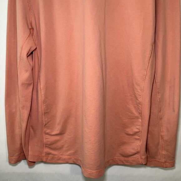 Johnston & Murphy 1/4 Zip Pullover Sweater Men Size Large Peach Orange Mock Neck - Picture 11 of 11